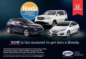 Honda Summer Clearance